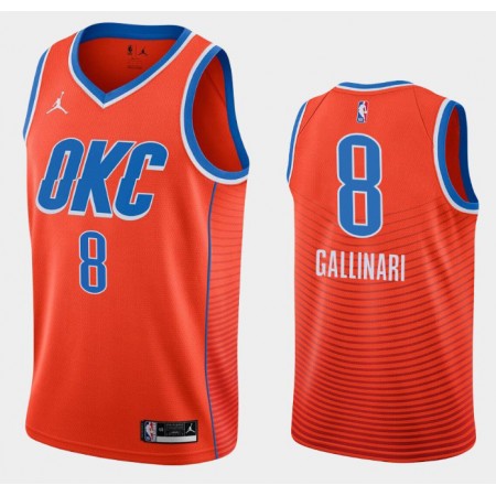Maillot Basket Oklahoma City Thunder Danilo Gallinari 8 2020-21 Jordan Brand Statement Edition Swingman - Homme